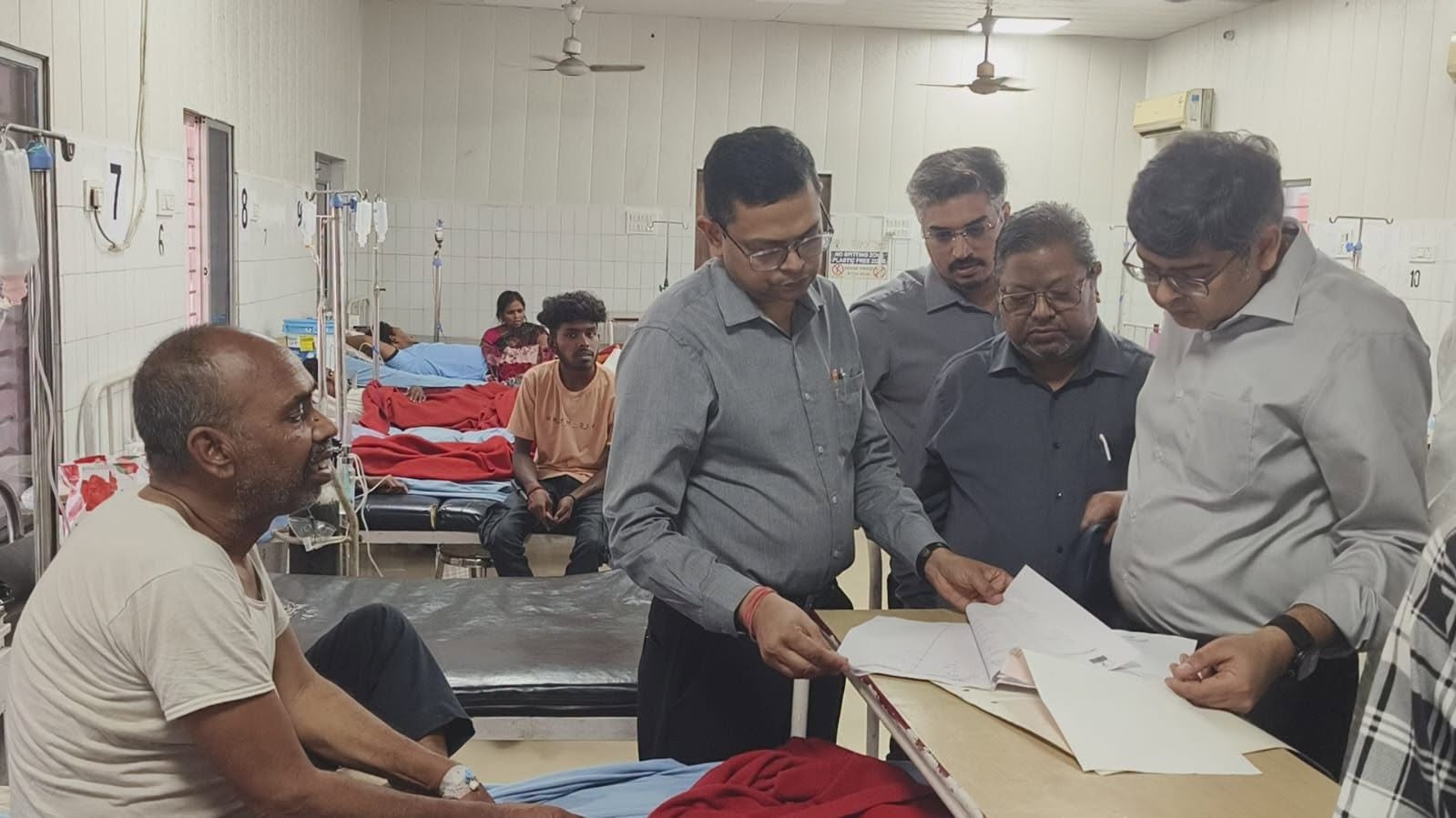 केंद्रीय अस्पताल ढोरी का CMS डॉ. राजकुमार ने किया निरीक्षण, स्वास्थ्य सेवाओं में गुणवत्ता सुधार के दिए निर्देश