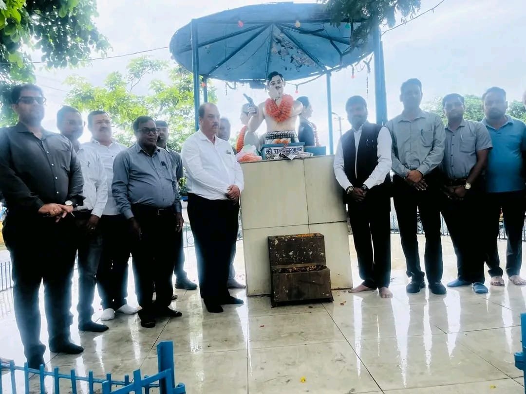 करगली में चंद्रशेखर आजाद जयंती मनाई गई, प्रतिमा पर पुष्पांजलि अर्पित कर दी श्रद्धांजलि